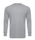 SpectraUSA UPF 50 Performance Crew long sleeve shirt in metallic color, designed for sun protection and active wear.
