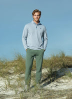 Montauk Quarter Zip Midweight Comfort White Water Life