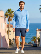 Monterey Performance Quarter Zip White Water Life