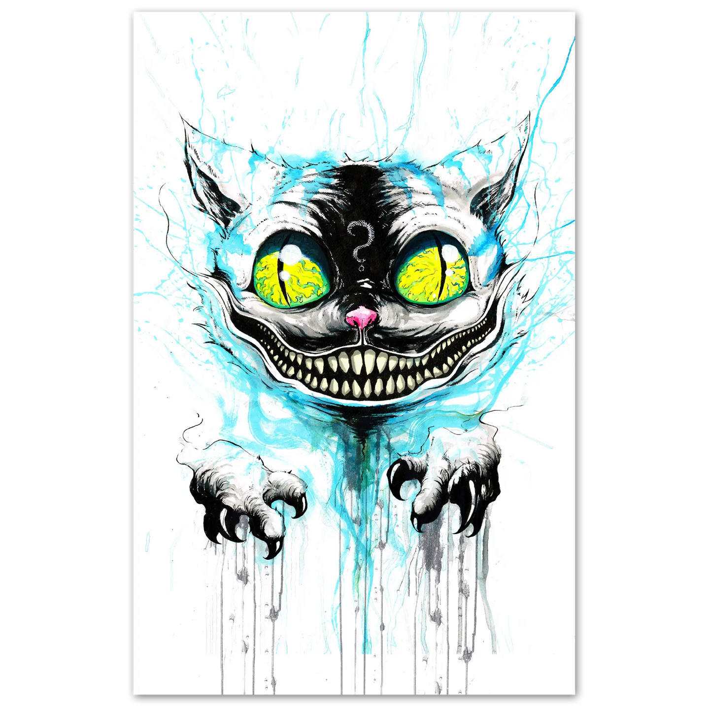 We're All Mad Here Print Any Means Necessary Clothing