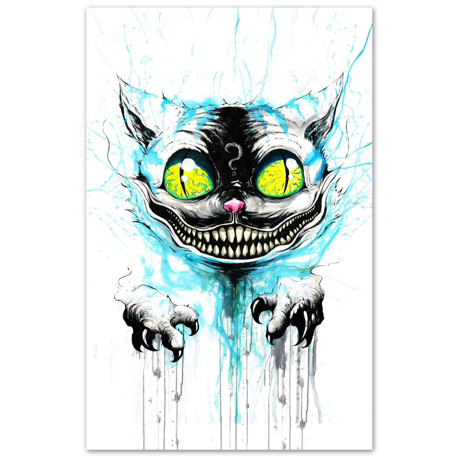 We're All Mad Here Print Any Means Necessary Clothing