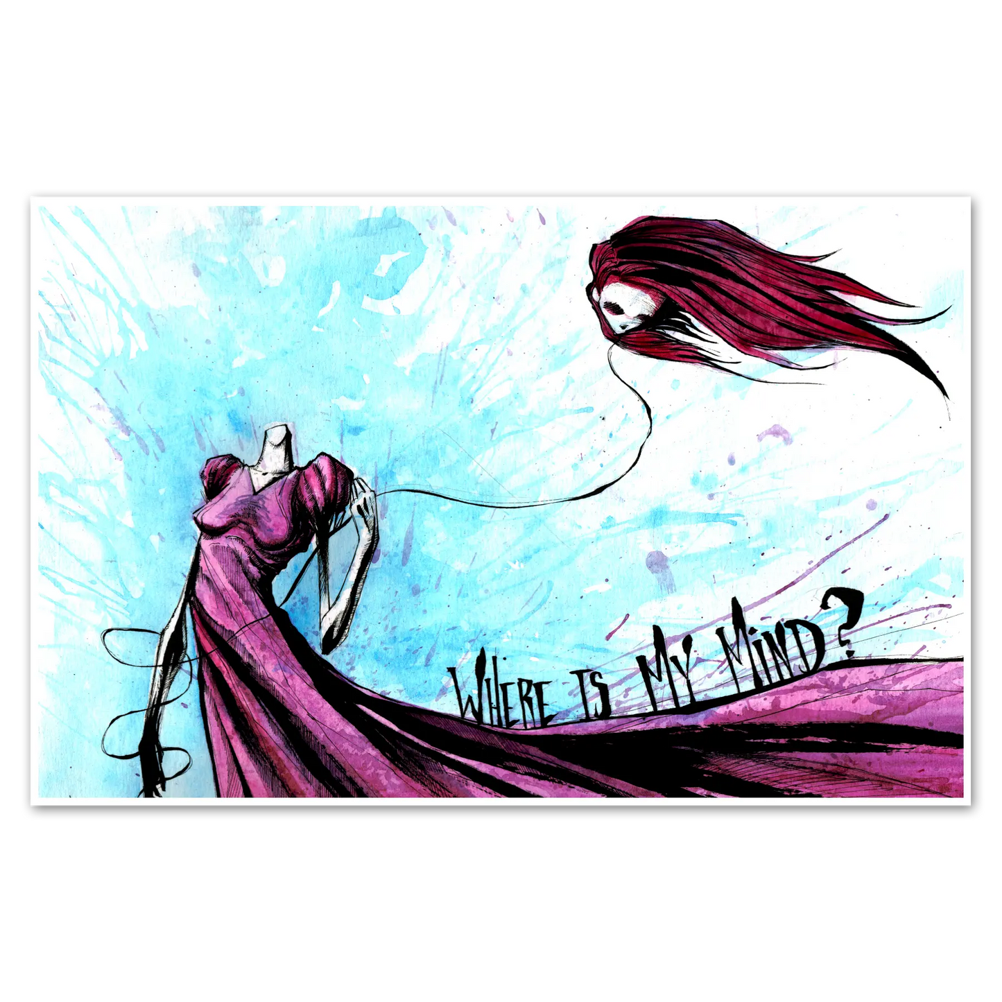Where Is My Mind Print Any Means Necessary Clothing