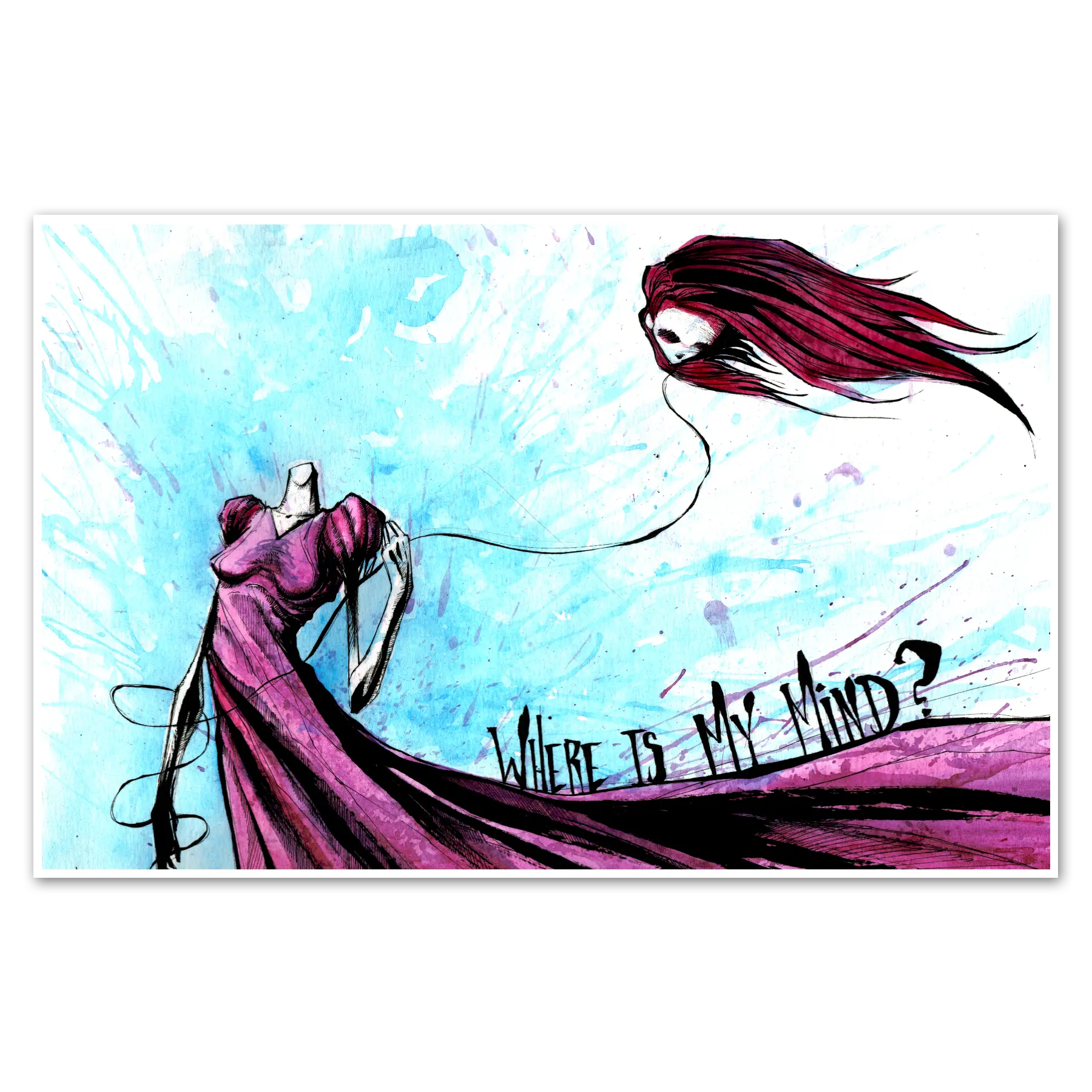 Where Is My Mind Print Any Means Necessary Clothing