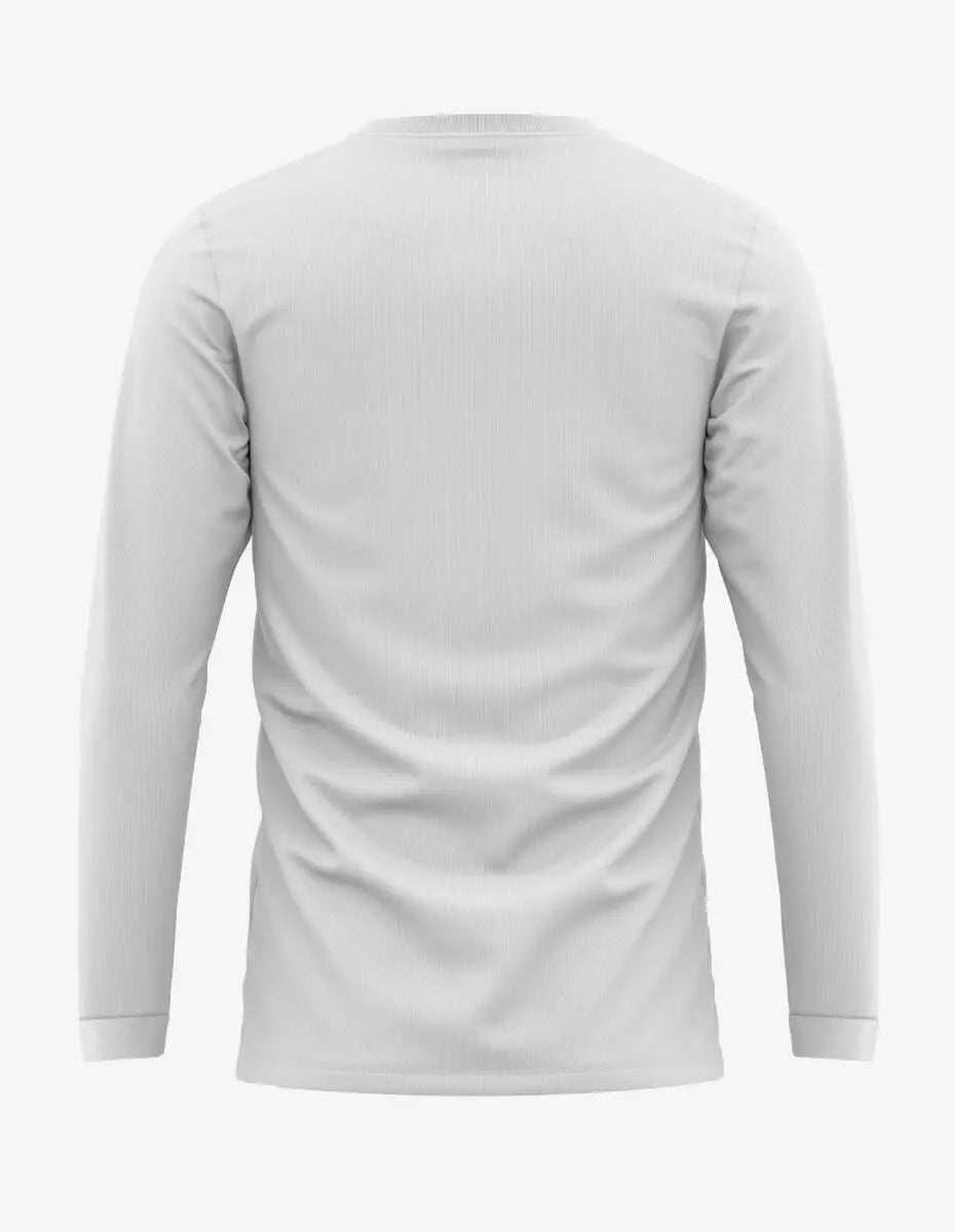White retro fleece jacket by SpectraUSA with a classic design, showcased on a hanger against a plain background.
