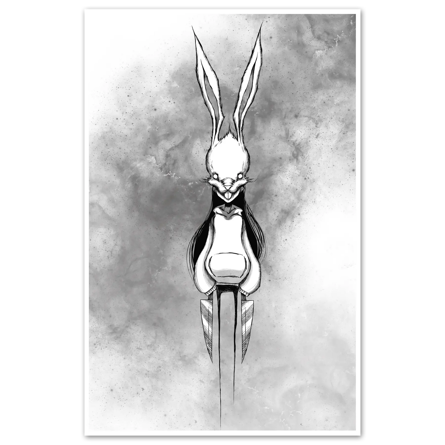 White Rabbit Print Any Means Necessary Clothing