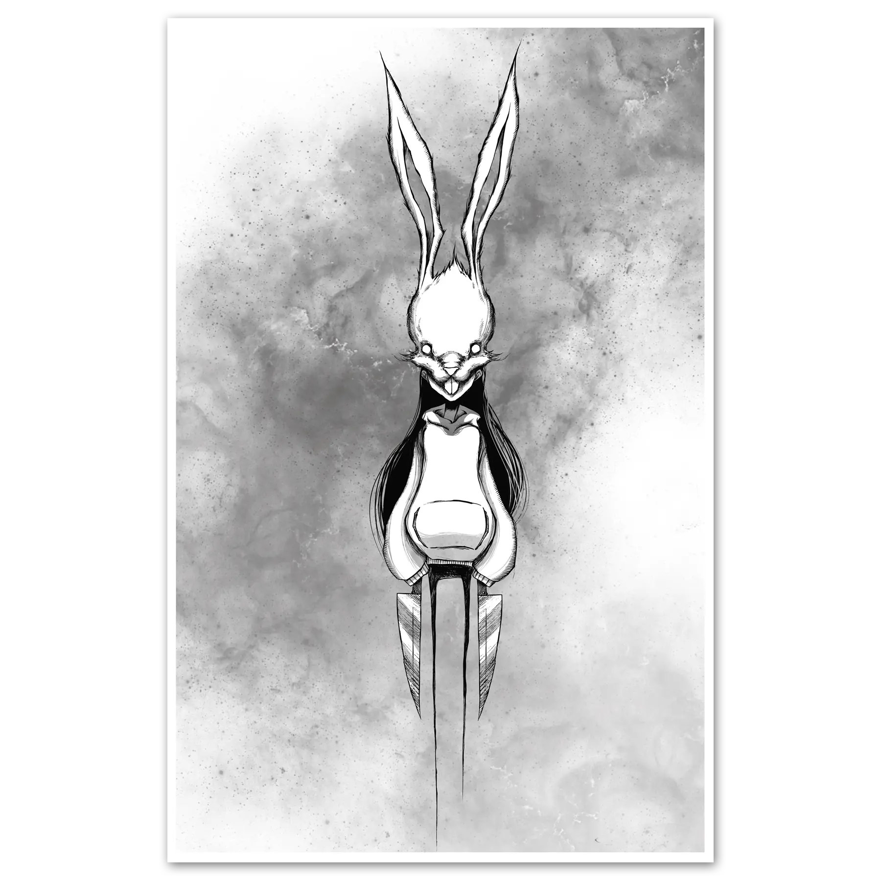 White Rabbit Print Any Means Necessary Clothing