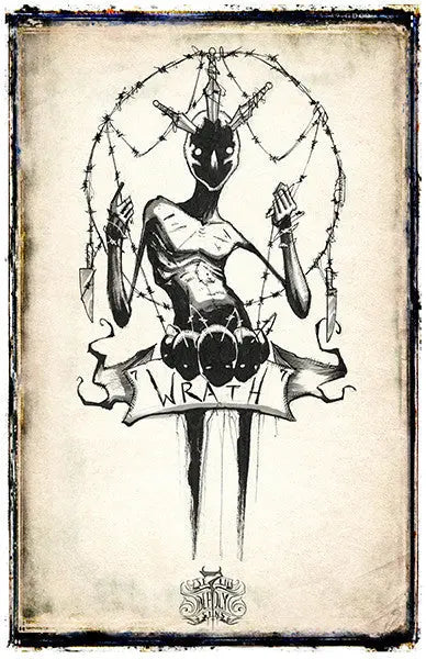 Se7en Deadly Sins Prints Any Means Necessary Clothing