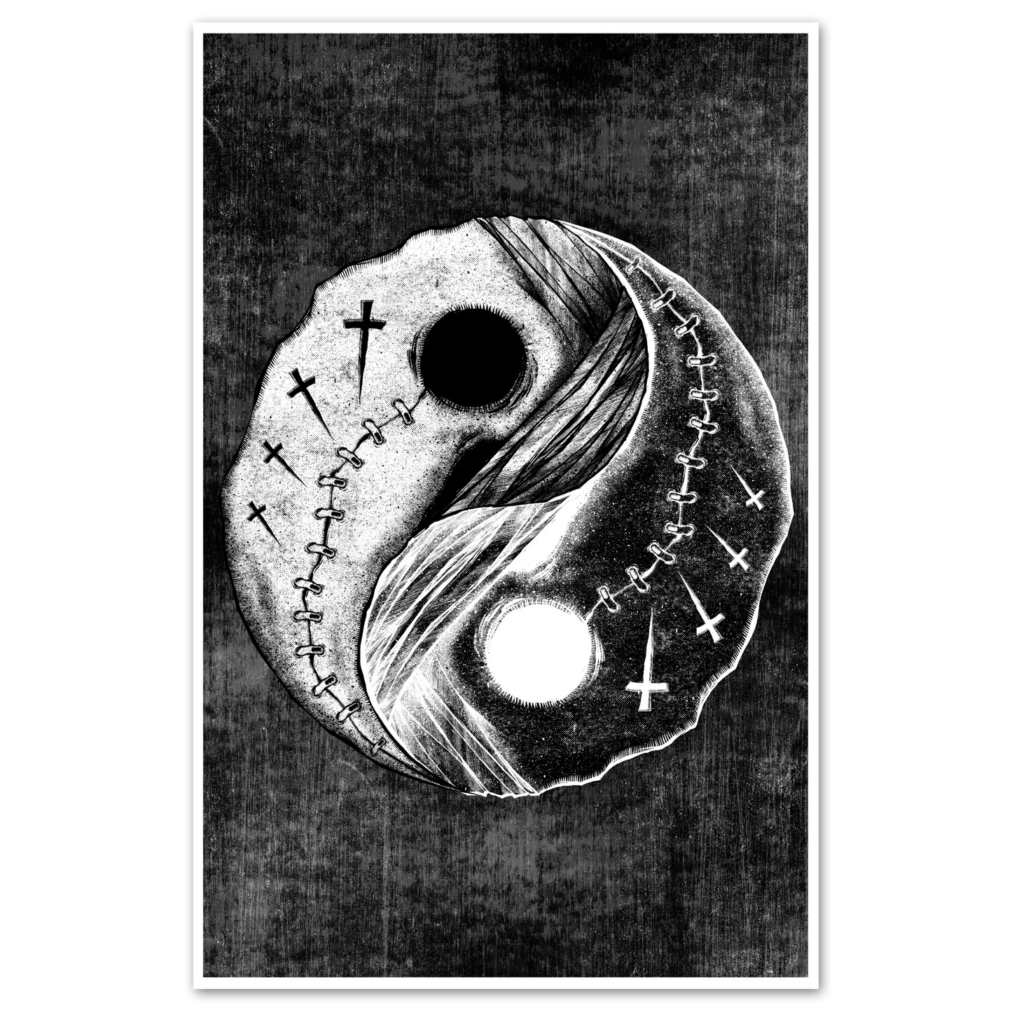 Yin Yang Print Any Means Necessary Clothing