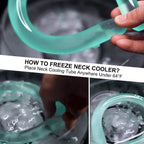 Ice Maker Cooling Tube Neck Wraps for Instant Cooling Relief Blade & Thread