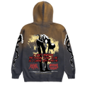 Abandon Full Zip Up Hoodie Black Any Means Necessary Clothing