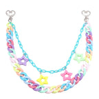 Acrylic pentagram macaron pants chain nowadaysfashion