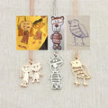 Actual Kids Drawing Necklace Art Gift Customized Personalized Necklace Children Artwork Necklace nowadaysfashion
