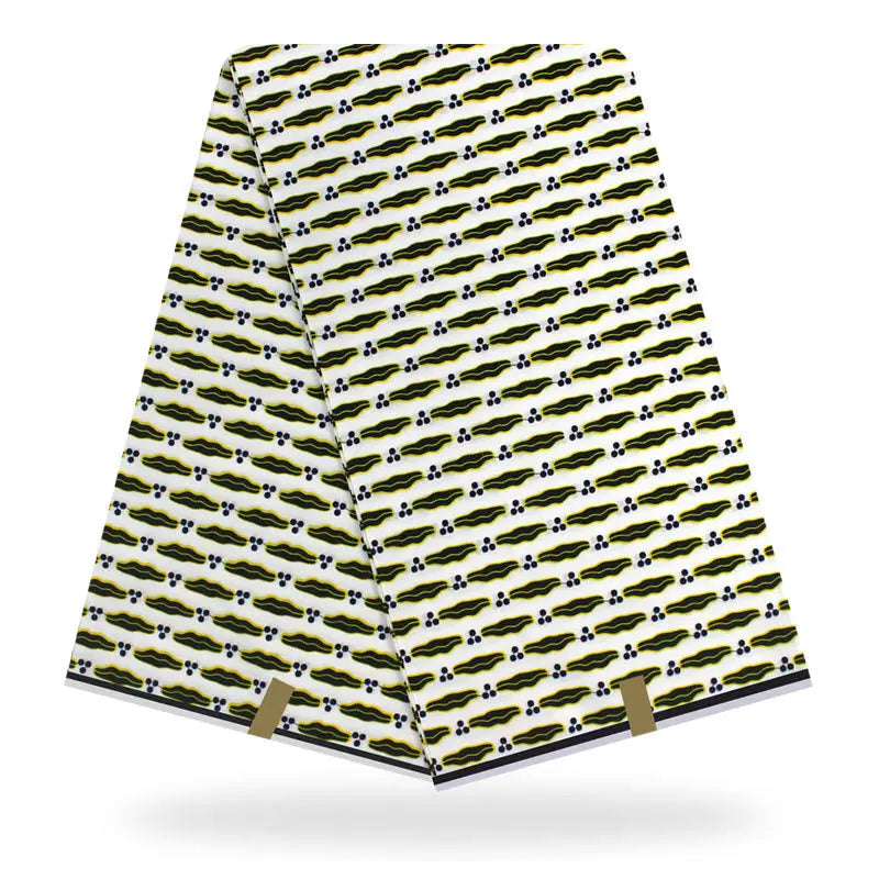African batik cloth polyester wax cloth - Blade & Thread