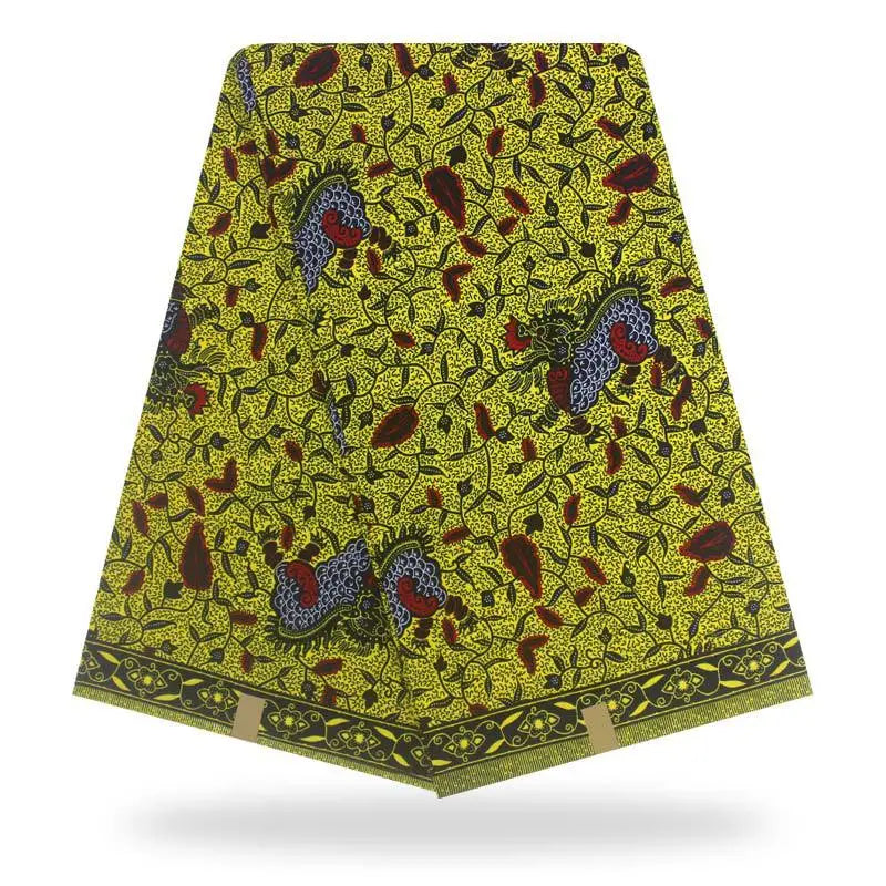 African batik cloth polyester wax cloth - Blade & Thread