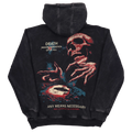 Agnostic Zip Up Hoodie Black Any Means Necessary Clothing