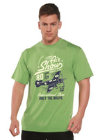 Air Show Men's Bamboo Viscose/Organic Cotton Short Sleeve Graphic T-Shirt Spun Bamboo