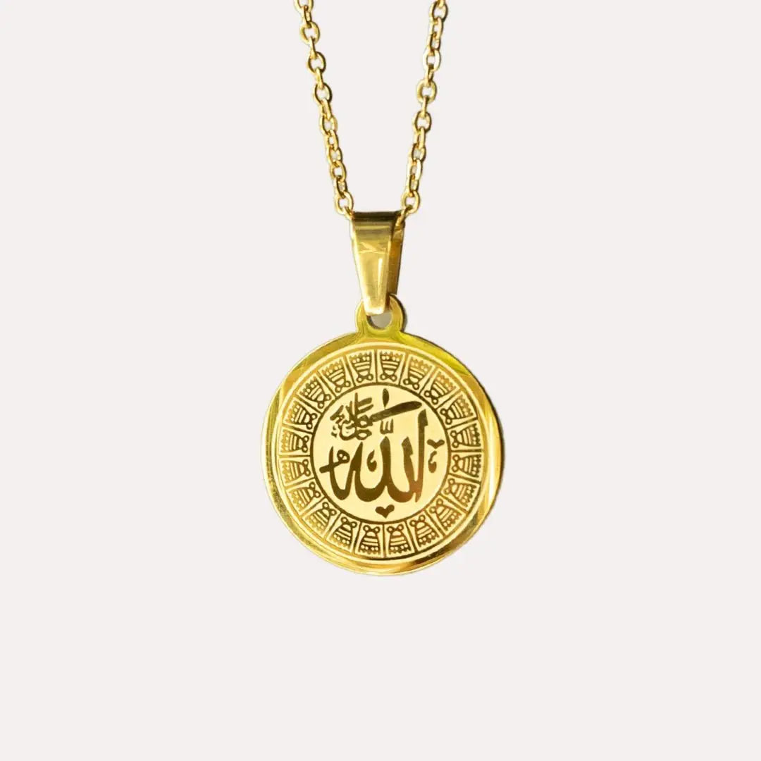 Allah medal necklace chains nowadaysfashion