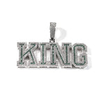 Alphabet Necklace Diamond Quartz Panel Hip Hop Necklace nowadaysfashion