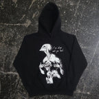 Always Smile Pullover Hoodie Black Any Means Necessary Clothing