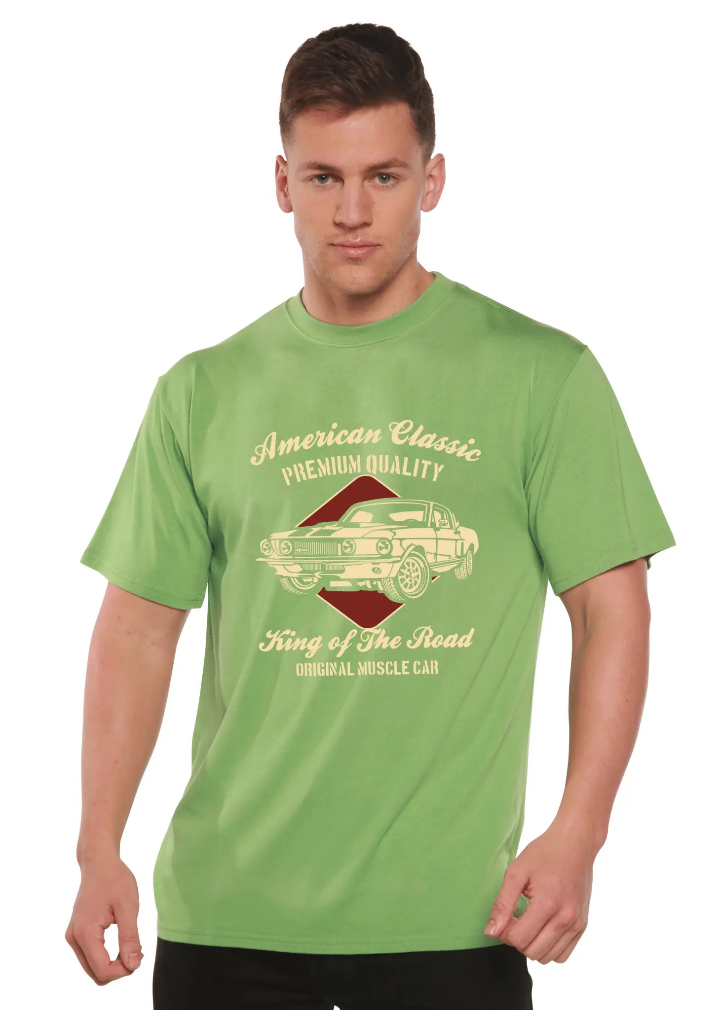 American Classic Men's Bamboo Viscose/Organic Cotton Short Sleeve Graphic T-Shirt - Blade & Thread