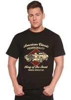 American Classic Men's Bamboo Viscose/Organic Cotton Short Sleeve Graphic T-Shirt Spun Bamboo