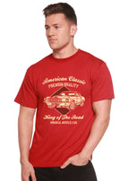 American Classic Men's Bamboo Viscose/Organic Cotton Short Sleeve Graphic T-Shirt Spun Bamboo