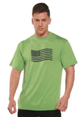 American Flag Men's Bamboo Short Sleeve Graphic T-Shirt Spun Bamboo