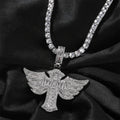 Angel Wings Cross Diamond Pendant nowadaysfashion