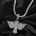 Angel Wings Cross Diamond Pendant nowadaysfashion
