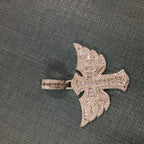 Angel Wings Cross Diamond Pendant nowadaysfashion