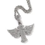 Angel Wings Cross Diamond Pendant nowadaysfashion