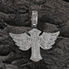 Angel Wings Cross Diamond Pendant nowadaysfashion