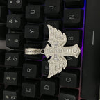 Angel Wings Cross Diamond Pendant nowadaysfashion
