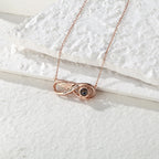 Angel wings with customizable photos Projection Necklace Pendant Jewelry nowadaysfashion