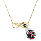 Angel wings with customizable photos Projection Necklace Pendant Jewelry nowadaysfashion