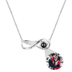 Angel wings with customizable photos Projection Necklace Pendant Jewelry nowadaysfashion