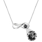 Angel wings with customizable photos Projection Necklace Pendant Jewelry nowadaysfashion