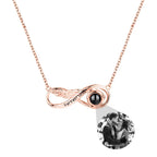 Angel wings with customizable photos Projection Necklace Pendant Jewelry nowadaysfashion