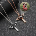 Angels Photo Custom Projection Necklace For Women Personalized Pendant Jewelry nowadaysfashion