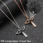 Angels Photo Custom Projection Necklace For Women Personalized Pendant Jewelry nowadaysfashion