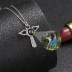 Angels Photo Custom Projection Necklace For Women Personalized Pendant Jewelry nowadaysfashion