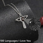 Angels Photo Custom Projection Necklace For Women Personalized Pendant Jewelry nowadaysfashion