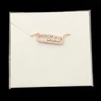 Arab Style Crystal Bead Pendant For Women Wedding Jewelry 3 Dot On Oval Necklace nowadaysfashion