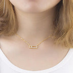 Arab Style Crystal Bead Pendant For Women Wedding Jewelry 3 Dot On Oval Necklace nowadaysfashion