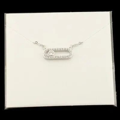 Arab Style Crystal Bead Pendant For Women Wedding Jewelry 3 Dot On Oval Necklace - Blade & Thread