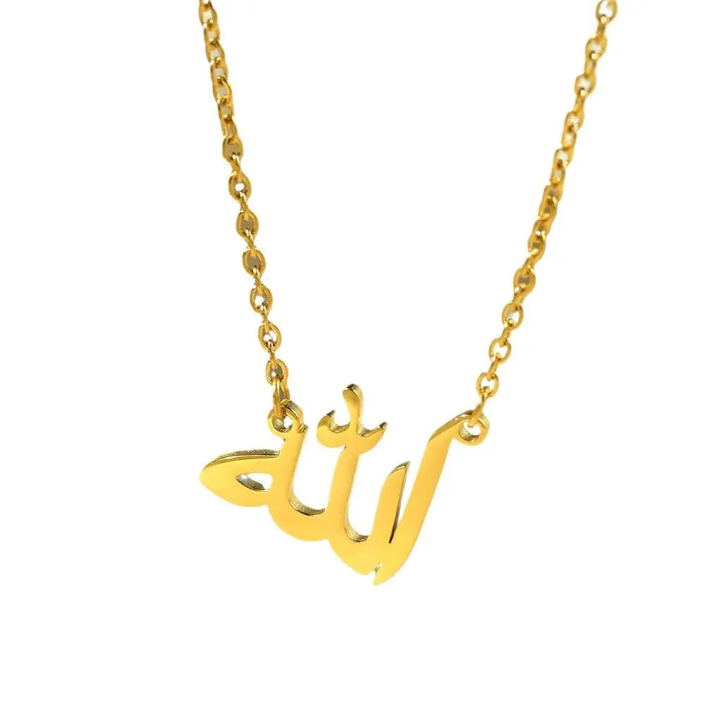 Arabic Symbol Pendant Hip Hop Necklace nowadaysfashion