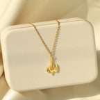 Arabic Symbol Pendant Hip Hop Necklace nowadaysfashion