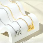Arabic Symbol Pendant Hip Hop Necklace nowadaysfashion