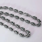Aragogaceous pattern sapphire necklace for couples nowadaysfashion