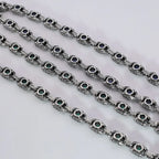 Aragogaceous pattern sapphire necklace for couples nowadaysfashion